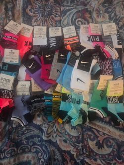 Victoria Secrets Pink No Show Socks 10 pairs