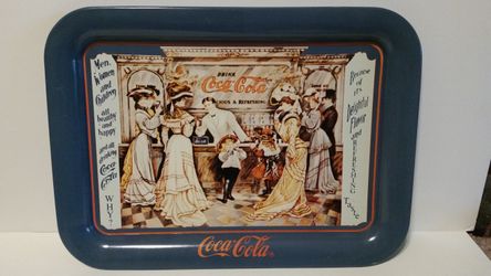 Coca Cola Tray "Soda Fountain" Ohio Art Company