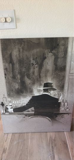 Black and White Large  Canvas Wall Art