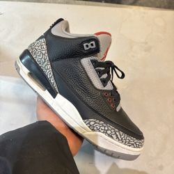 Jordan 3 Black Cement 10M No Box Used 