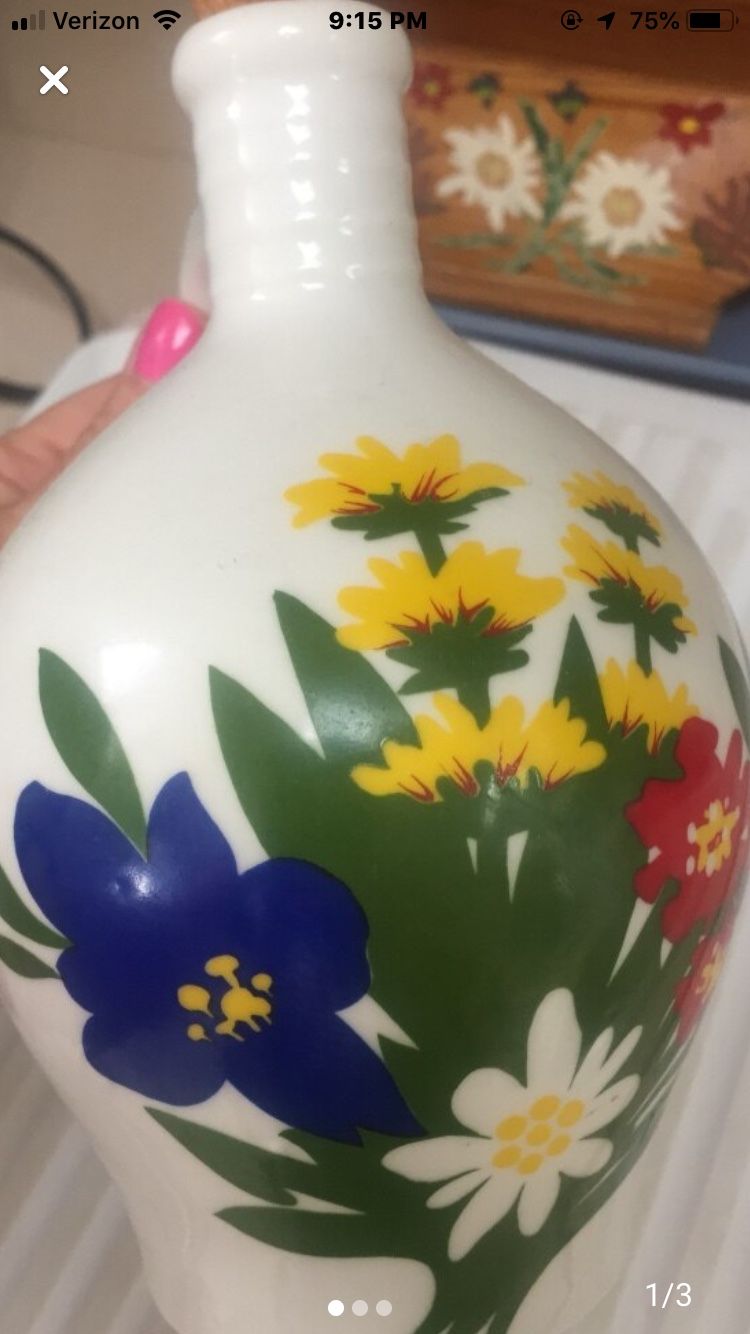 Flowered pitcher or vase Germany