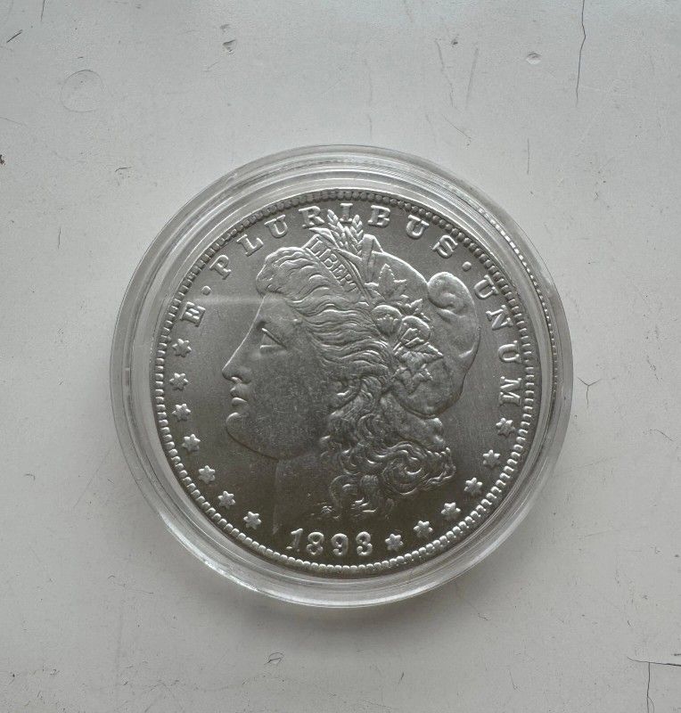 1893 cc$1 America Morgan silver