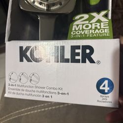 KOHLER 3in1 With 4  Sprays Jets