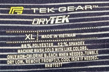 TEK GEAR DRYTEK STRETCH LEGGINGS WOMENS XL
