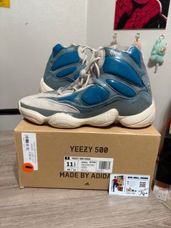 Size 11.5 - adidas Yeezy 500 High 'Frosted Blue'