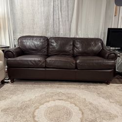 Leather Couch Sofa