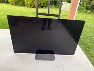 Black tempered project table glass