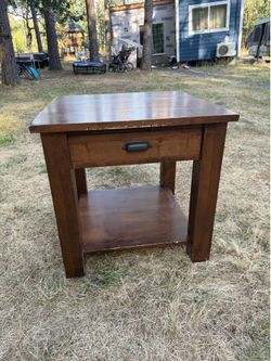 Hard wood night table