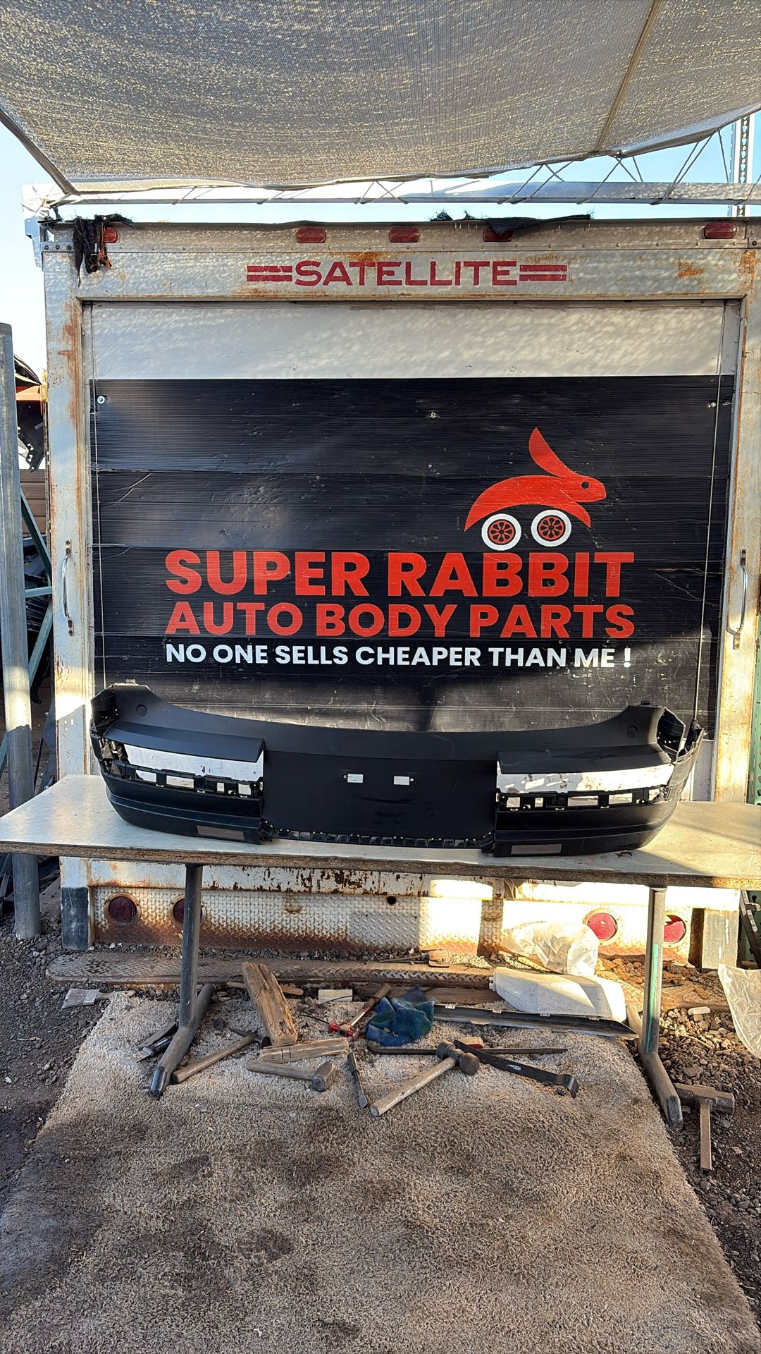 2024 Santa Fe Bumper Rear OEM 2025