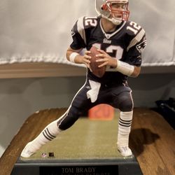 NFL Tom Brady Photo Figure With Plaque 