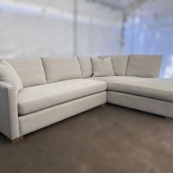 High-Tier Clara 2-Piece Sectional Sofa Delivery Available
