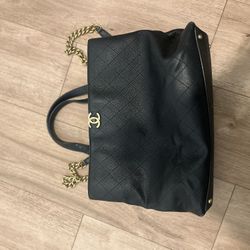Black Chanel Tote Bag 