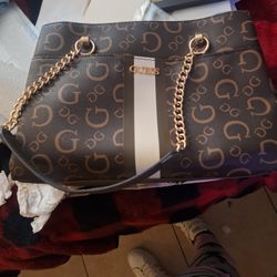 Brand New Leather Guess Purse 