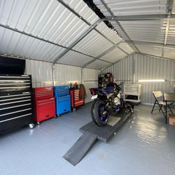 14x20 Metal Shed Garage 