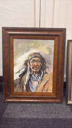 Bus Ellsworth orginal painting and framed