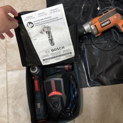 Cordless drill with charger