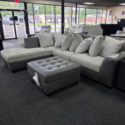 Gray Sectional Sofa 🚚WE DELIVER🚚