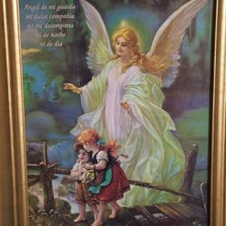 Angel Helping To Children