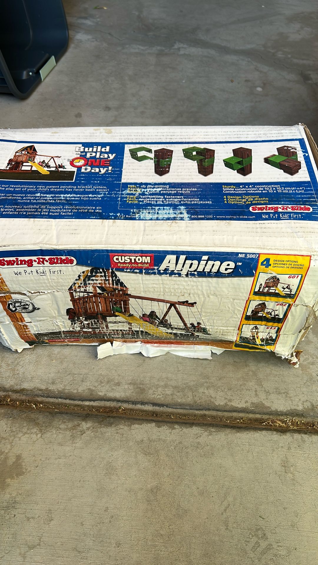 Alpine Swing and slide