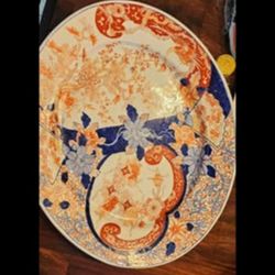 Imari oval platter.