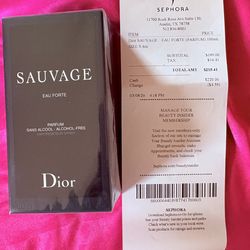 Dior Sauvage Eau Forte Parfum new 2025 drop (100 ml / 3.4 fl oz)