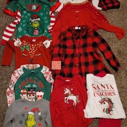 Christmas Clothes Girl Size 5-6- 6x