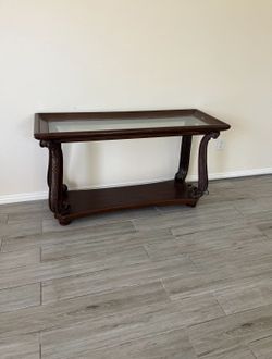 Glass Console Table