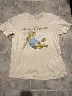 Sabrina Carpenter “That’s That Me Expresso” Graphic Tee SZ XL Pop Tour Shirt