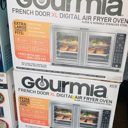  Gourmia XL Digital Air Fryer Toaster Oven with Single