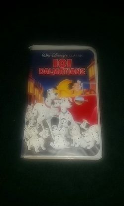 Rare (Black Diamond )101 Dalmatians vhs #1263