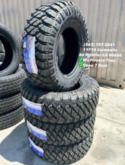 285/70R17 LT ATLANDER MUD TERRAIN Set of Tires Installed and Balanced Set de Llantas Nuevas Instaladas y Balanceadas