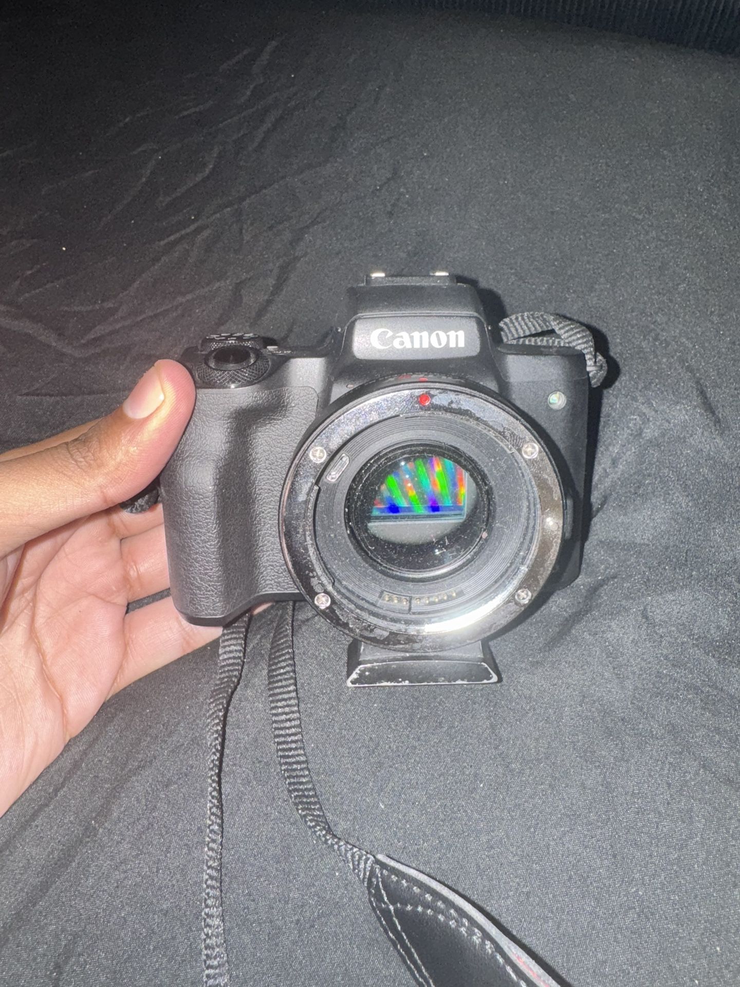 Cannon EOS M50 MII with a Speed Booster