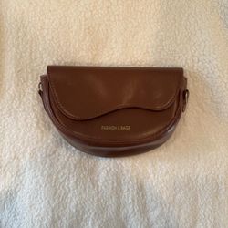 brown shoulder bag