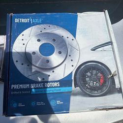 (Rear) Detroit axle slotted rotor brakes