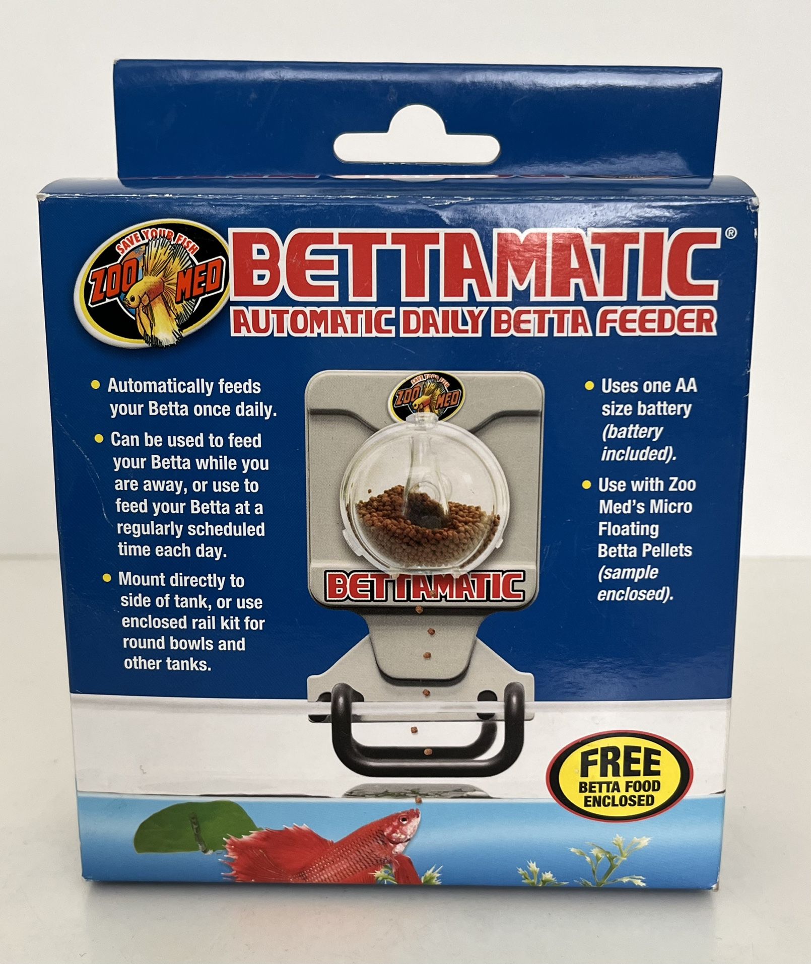 Zoo Med BettamaticĀ® Automatic Daily Betta Fish Feeder
