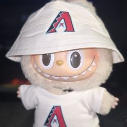 Labubu Clothes Arizona BASEBALL FANS JERSEY AND HAT $10.
