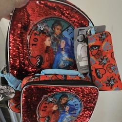 Brand New Decendants Rise of Red Bag Pack