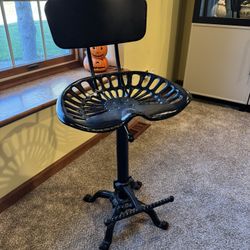 Tractor Seat Stool With Back ( Home Square brand) 