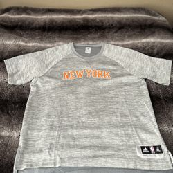 Adidas New York Knicks Warm Up Shoot Around Shirt Men’s XL Worn Once! 