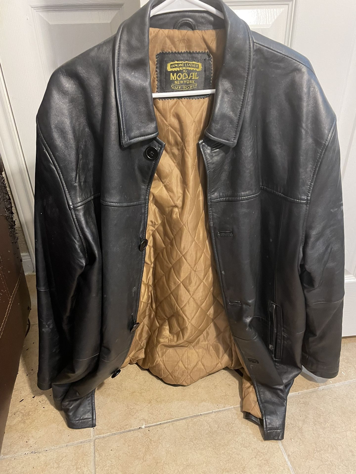 Modal Leather jacket