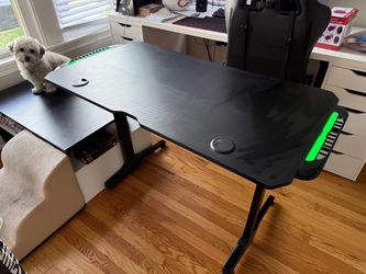 Gaming Table with LED Lights