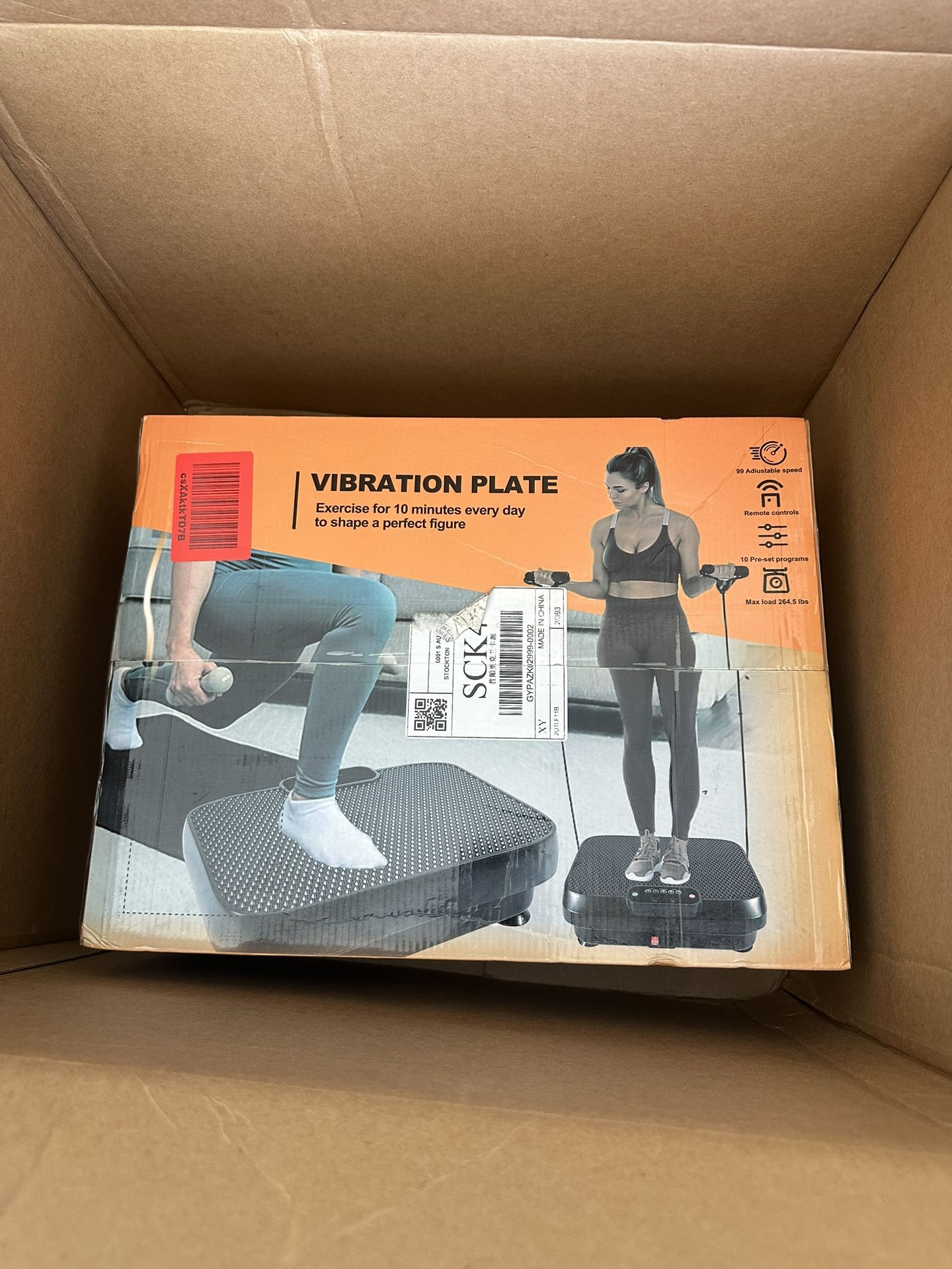 Vibration Plate Exercise Machine for Lymphatic Drainage Weight Loss,Whole Body Workout Vibration Fitness Platform,Mini Shake Plate,Sport Gym Fitness E
