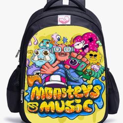 Horror Game Kids Backpack Cartoon School  for Boys and Girls