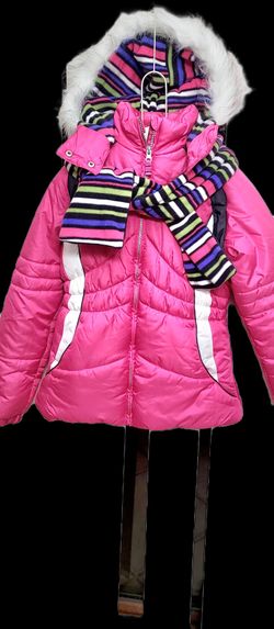 London Fog Winter Puffer Kids Girls s.L 14/16 Pink
