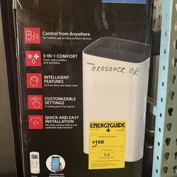 Box air conditioner Toshiba 8000 Btu control remote