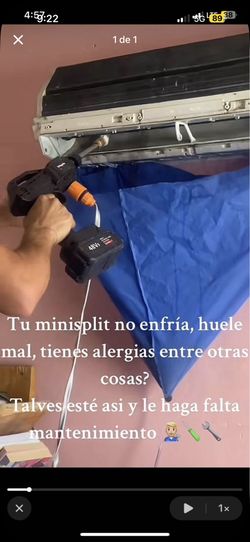 Se Asen Lavados De Aire Acondicionado Mini Split