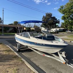 19’ BayLiner Boat  Vessel Pink Slip In Hand On Trailer 