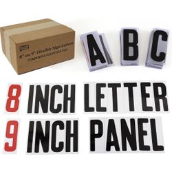 8" Plastic Outdoor Readerboard Marquee Sign Letters 8" ON 8 7/8" 300 Count