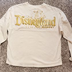 Disneyland Jersey Golden Sparkly Kids XL 14