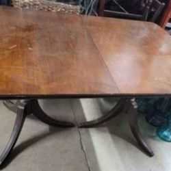 Dining Table (Wooden) - Just needs cleaned/dusted.